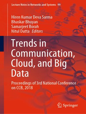 cover image of Trends in Communication, Cloud, and Big Data